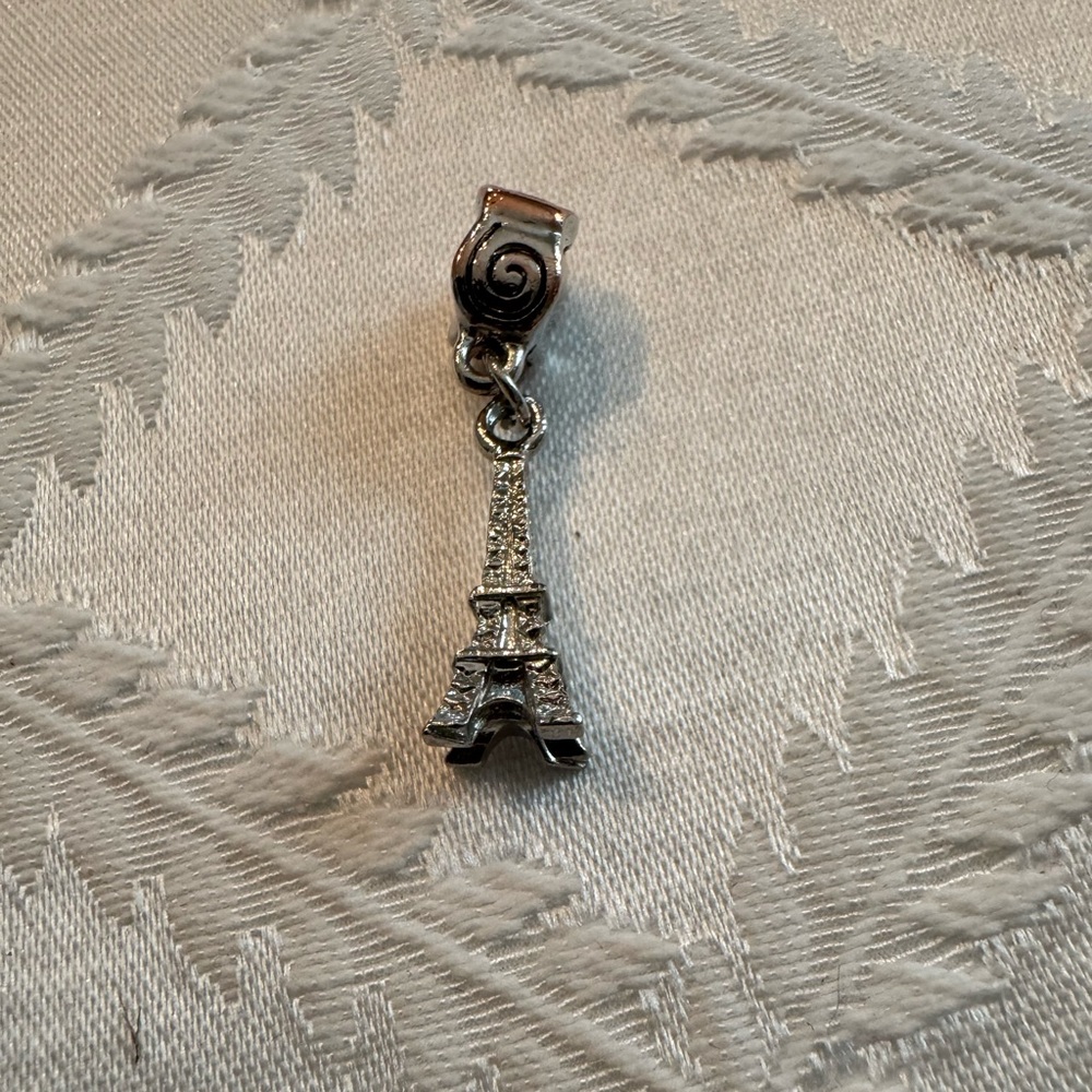 Silver Eiffel Tower Charm